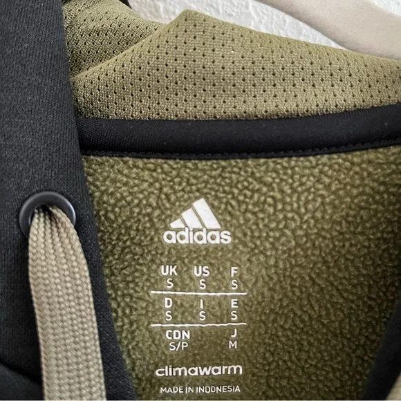 Adidas “Olive/Black” Jacket Terrex Tech Fleece Light Hooded Jacket - Picture 9 of 9